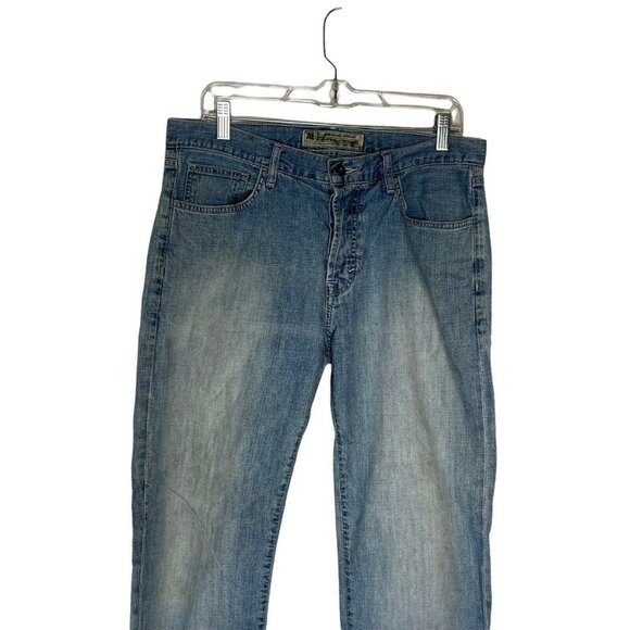 American Eagle Mens Jeans Straight Leg Light Wash Denim Size 33 X 32 - Picture 3 of 9